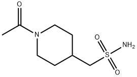 (1-acetylpiperidin-4-yl)methanesulfonamide 化学構造式