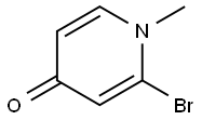 2-Bromo-1-methylpyridin-4(1H)-one Struktur