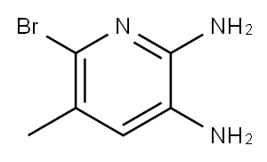 6-Bromo-5-methylpyridine-2,3-diamine Structure