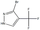 3-溴-4-(三氟甲基)-1H-吡唑,1936710-01-8,结构式
