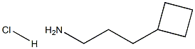3-cyclobutylpropan-1-amine hydrochloride Struktur
