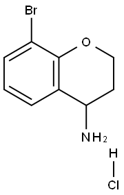 8-bromochroman-4-amine hydrochloride Structure