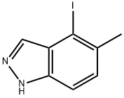 4-Iodo-5-methyl-1H-indazole Struktur
