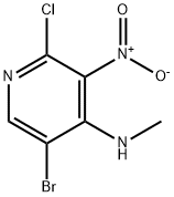 5-溴-2-氯-N-甲基-3-硝基吡啶-4-胺,1956341-62-0,结构式