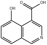 5-hydroxyisoquinoline-4-carboxylic acid Struktur
