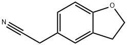 2-(2,3-二氢-1-苯并呋喃-5-基)乙腈, 196399-53-8, 结构式