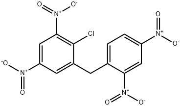 2,4-DINITRO-6-(2,4-DINITROBENZYL)CHLOROBENZENE Struktur