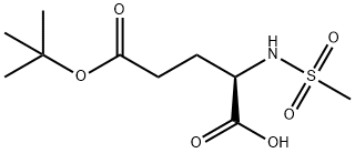 (2S)-5-(tert-Butoxy)-2-methanesulfona
mido-5-oxopentanoic acid Structure