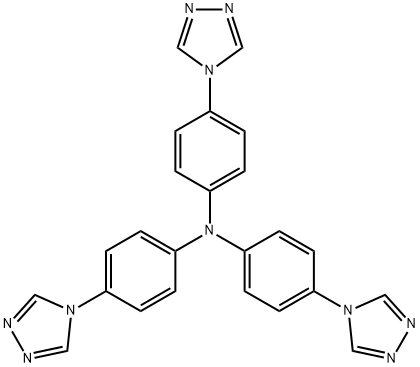 三(4-(4H-1,2,4-三唑-4-基)苯基)胺, 2001066-82-4, 结构式