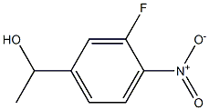 1-(3-Fluoro-4-nitrophenyl)ethanol Struktur