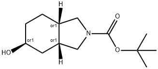 (3AS,5R,7AR)-5-羟基六氢-1H-异吲哚-2(3H)-羧酸叔丁基酯, 2007919-65-3, 结构式