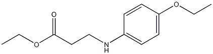 N-(Para-Ethoxyphenyl)-Beta-Alanine Ethyl Ester Structure