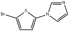 2-Bromo-5-(imidazol-1-yl)thiophene 结构式