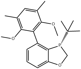 (S)-3-(叔丁基)-4-(2,6-二甲氧基-3,5-二甲基苯基)-2,3-二氢苯并[D][1,3]氧杂磷杂环戊烯,2021202-03-7,结构式