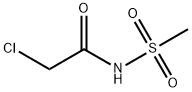 N-(chloracetyl)methanesulfonamide 化学構造式