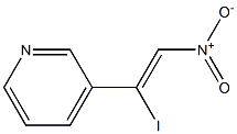 3-(1-iodo-2-nitro vinyl) pyridine 结构式