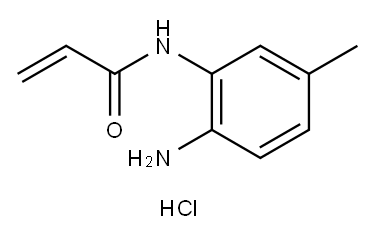 N-(2-AMINO-5-METHYLPHENYL)ACRYLAMIDE HCL 结构式