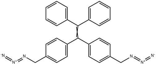 [1,1-二苯基-2,2-二(4-叠氮甲基苯基]乙烯, 2050905-38-7, 结构式