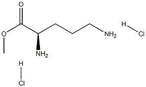 D-鸟氨酸甲酯二盐酸盐, 205598-55-6, 结构式