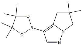 4H-Pyrrolo[1,2-b]pyrazole, 5,6-dihydro-5,5-dimethyl-3-(4,4,5,5-tetramethyl-1,3,2-dioxaborolan-2-yl)-,2057507-59-0,结构式