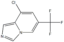 8-chloro-6-(trifluoromethyl)imidazo[1,5-a]pyridine 结构式