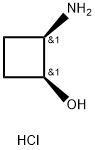 cis-2-Amino-cyclobutanol hydrochloride Structure