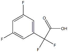 2-(3,5-二氟苯基)-2,2-二氟乙酸, 208259-48-7, 结构式