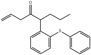 5-(2-(phenylthio)phenyl)oct-1-en-4-one Structure