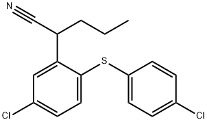 2088823-46-3 2-(5-chloro-2-((4-chlorophenyl)thio)phenyl)pentanenitrile