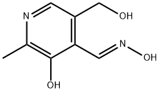 2-Methyl-3-hydroxy-4-formyl-5-hydroxymethylpyridine oxime Struktur
