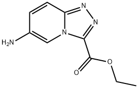 ethyl 6-amino-[1,2,4]triazolo[4,3-a]pyridine-3-carboxylate Struktur