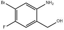 (2-Amino-4-bromo-5-fluoro-phenyl)-methanol, 2091283-08-6, 结构式