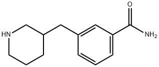 Benzamide, 3-(3-piperidinylmethyl)- Structure