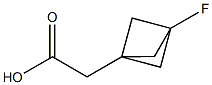 2-{3-fluorobicyclo[1.1.1]pentan-1-yl}acetic acid Structure