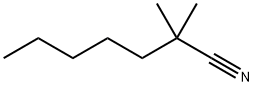 Heptanenitrile, 2,2-dimethyl- Structure