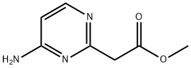 methyl 2-(4-aminopyrimidin-2-yl)acetate Struktur