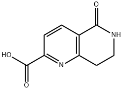 5-oxo-5,6,7,8-tetrahydro-1,6-naphthyridine-2-carboxylic acid Structure