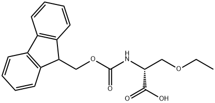 D-Serine, O-ethyl-N-[(9H-fluoren-9-ylmethoxy)carbonyl]- 结构式