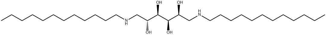 (2R,3R,4R,5S)-1,6-bis(dodecylamino)hexane-2,3,4,5-tetraol Structure
