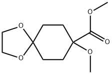 8-甲氧基-1,4-二氧杂螺[4.5]癸烷-8-甲酸甲酯, 2097133-36-1, 结构式