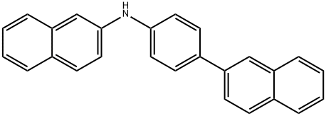2-Naphthalenamine, N-[4-(2-naphthalenyl)phenyl]-, 209804-16-0, 结构式