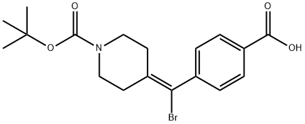 4-[BROMO(4-CARBOXYPHENYL)METHYLENE]PIPERIDINE-1-CARBOXYLIC A