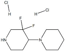 3',3'-二氟-1,4'-联吡啶二盐酸盐,2101206-90-8,结构式