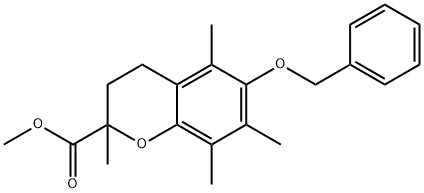 methyl 6-(benzyloxy)-2,5,7,8-tetramethylchromane-2-carboxylate,210174-90-6,结构式