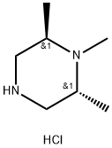 trans-1,2,6-trimethylpiperazine dihydrochloride 结构式