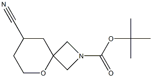 tert-butyl 8-cyano-5-oxa-2-azaspiro[3.5]nonane-2-carboxylate,2105532-12-3,结构式