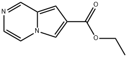 吡咯并[1,2-A]吡嗪-7-羧酸乙酯, 2107535-51-1, 结构式