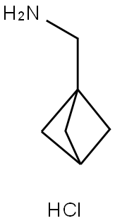 bicyclo[1.1.1]pentan-1-ylmethanamine hydrochloride,2108646-79-1,结构式