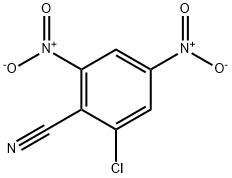 Benzonitrile, 2-chloro-4,6-dinitro- Structure
