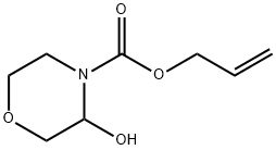 烯丙基3-羟基吗啉-4-羧酸酯,2119729-42-7,结构式